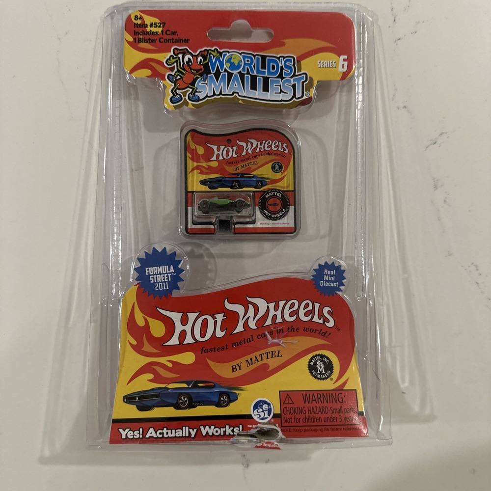 Worlds Smallest Hot Wheels Formula Street 2011 Car #527 New Mattel 2021 Series 6